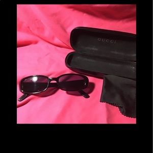 😎Gucci Vintage Sunglasses W/Case 100% Auth